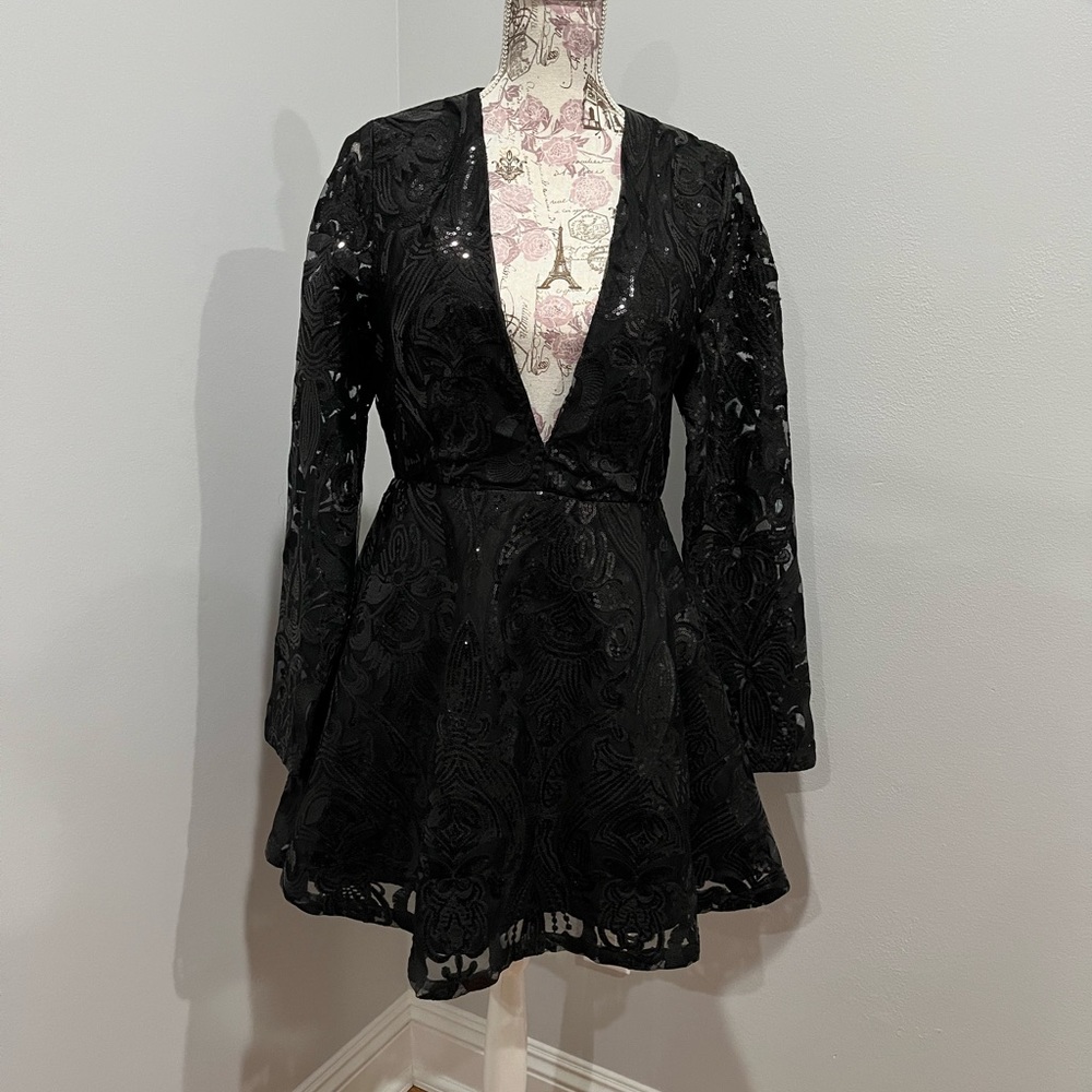 Formal Deep Cut Dress View 2